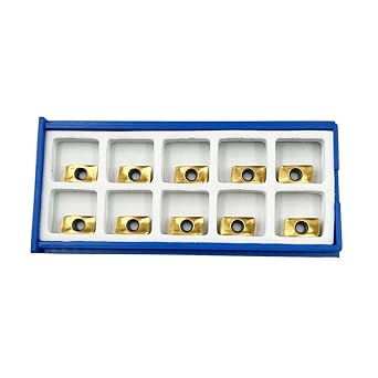 GBJ 10PCS APMT1135PDER DP ZM20 Milling Inserts Cutting Tools for BAP300R Turning Inserts Tool Holders Processing for Hard Steel and Stainless Iron Parts (APMT1135PDER-DP ZM20)