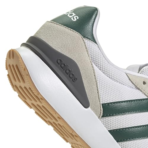 adidas Herren Run 60S 4.0 Shoes, FTWR White/Collegiate Green/Grey One, 46 EU – Ansicht 5