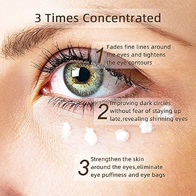 Caffeine Eye Cream,Kinbeau Eye Cream for Dark Circles and Puffiness, Under Eye Cream for wrinkles , Fine Lines,Puffiness and Dark Circle,Eye Cream Anti Aging for Women Men,30ml/1 OZ (30ml/1 OZ)