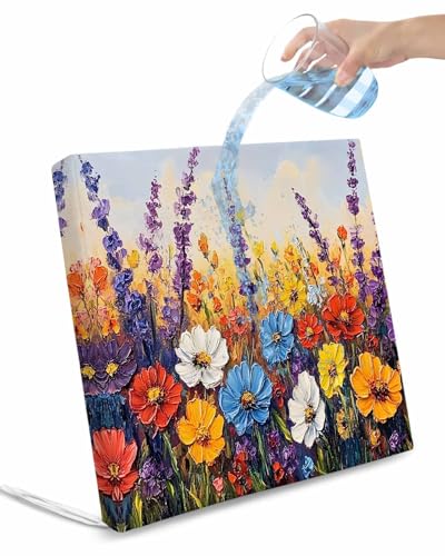 Vintage Flowers Outdoor Cushion Chair Cover Set of 2 - Waterproof Couch Seat Covers, Abstract Oil Painted Farmhouse Botanical Patio Furniture Protector Cushions Slipcovers for Sofa/RV, 20