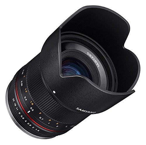 Image of Samyang 21 mm F1.4 ED AS UMC CS Wide Angle Lens for Mirrorless Camera, Canon M (Black)