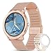 LIGE Montre Connectée Femmes, 1,1 Pouces Smartwatches Montre Sport Podometre avec Moniteur de Fréquence Cardiaque Sommeil, IP67 Montre Intelligente Femmes pour Android et iOS Rose Or