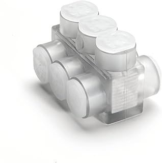 Burndy BIBD2/0-2 Unitap Multi Port Double-Sided, 2 Ports, 14-2/0 AWG/kcmil Wire Range, 1.52