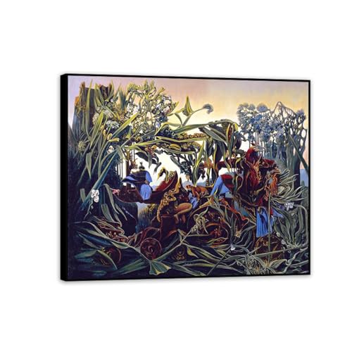 Peinture nature à l'aube Max Ernst tableau décoration murale salon moderne