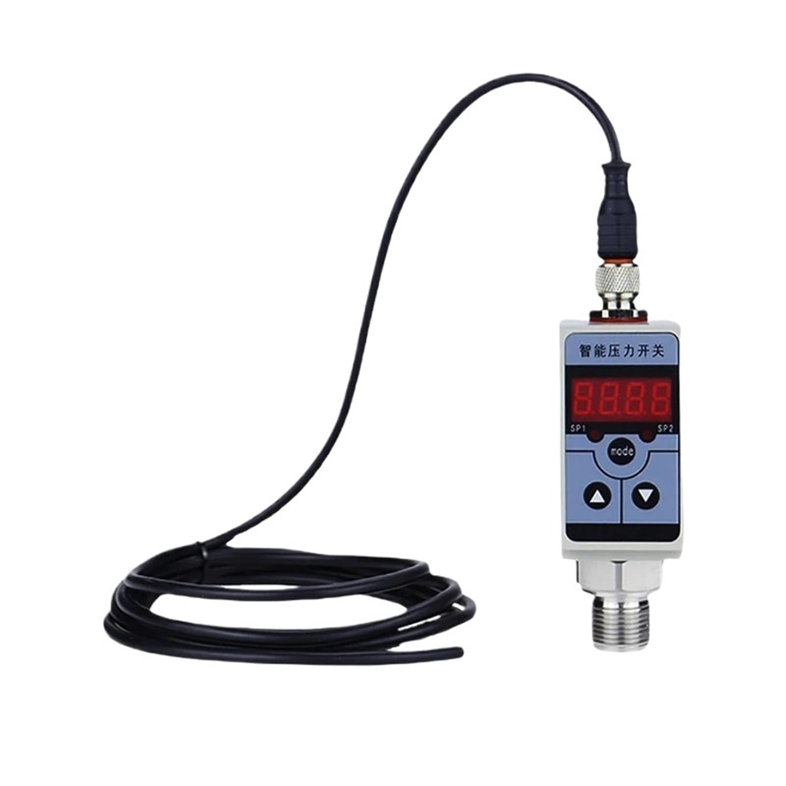 Przemysłowy elektroniczny wyłącznik ciśnieniowy NPN PNP, automatyczny regulator ciśnienia pompy wodnej do mechanicznego układu hydraulicznego (0-50 bar, 2 PNP,NPT1-2)
