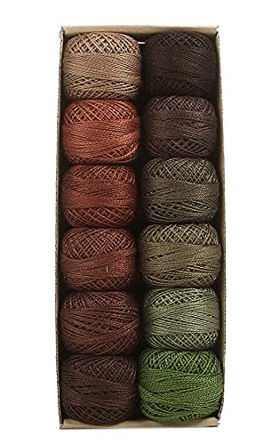 Image of Valdani Pearl Cotton Sz 8 | Forest Canvas| 74 Yds /Ball