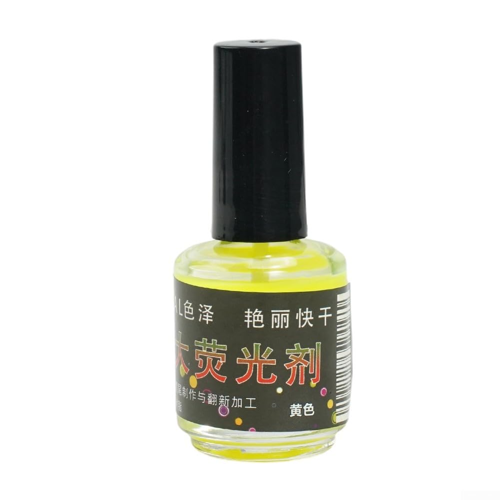 Fishing Float Visibility Improvement Paint Fast Drying and Efficient Tail Repair (Yellow)