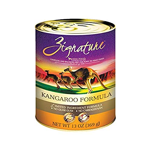 Zignature kangaroo formula grain-free wet dog food 13oz…