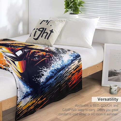 Couverture flannel polaire chaude et legere facile a manipuler pour lit de bebe - 7