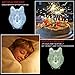 Ticent Animals Wolf 3D Night Light Touch Control Desk Lamps, 7 Color Changing Table Lights with Acrylic Flat, ABS Base & USB Charger