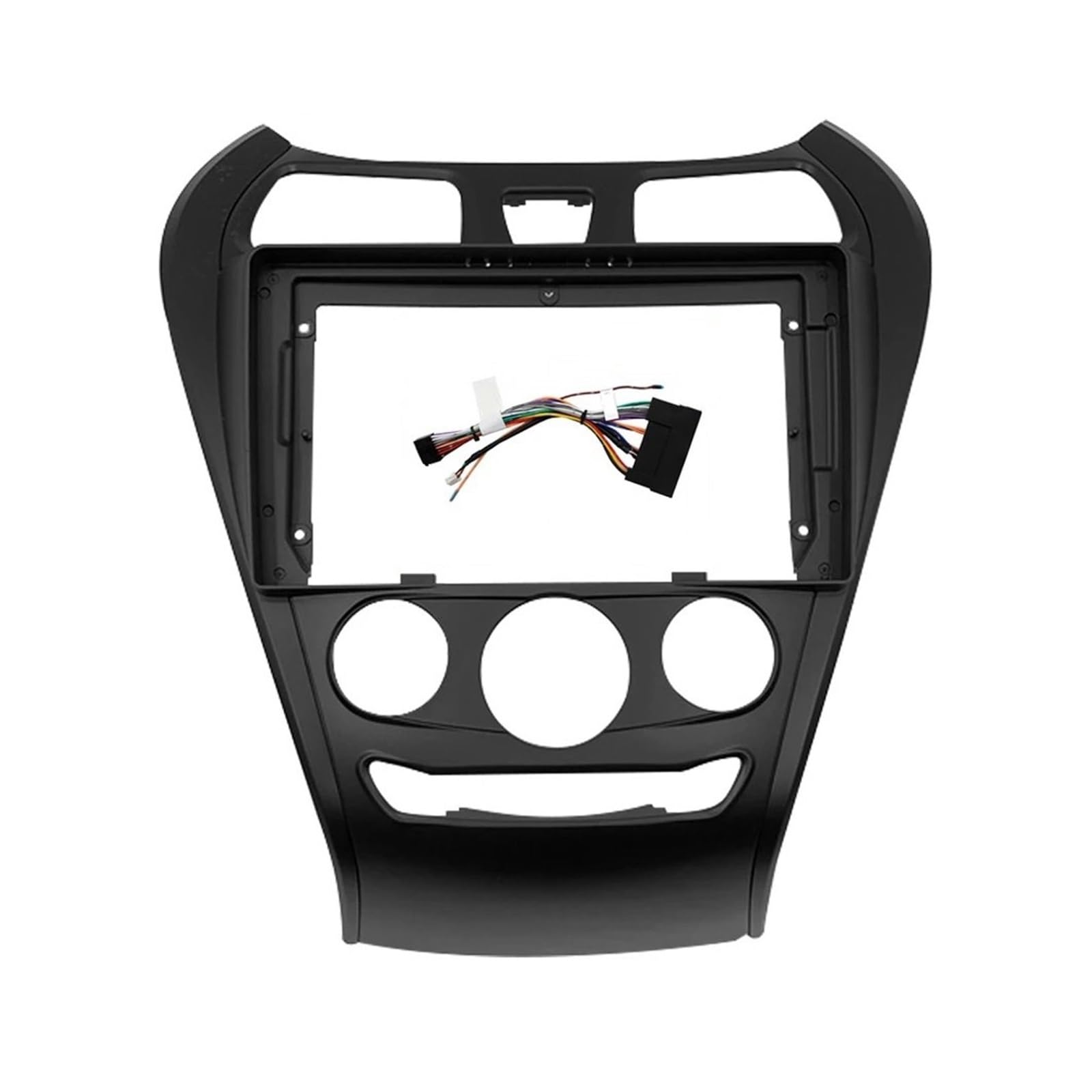Kit De Panneau Montage pour Autoradio Android Grand Écran 9 Pouces avec Adaptateur Façade Voiture, Compatible Hyundai EON 2012-2017 Auto Radio Cadre Cadre Radio | Frame and cable