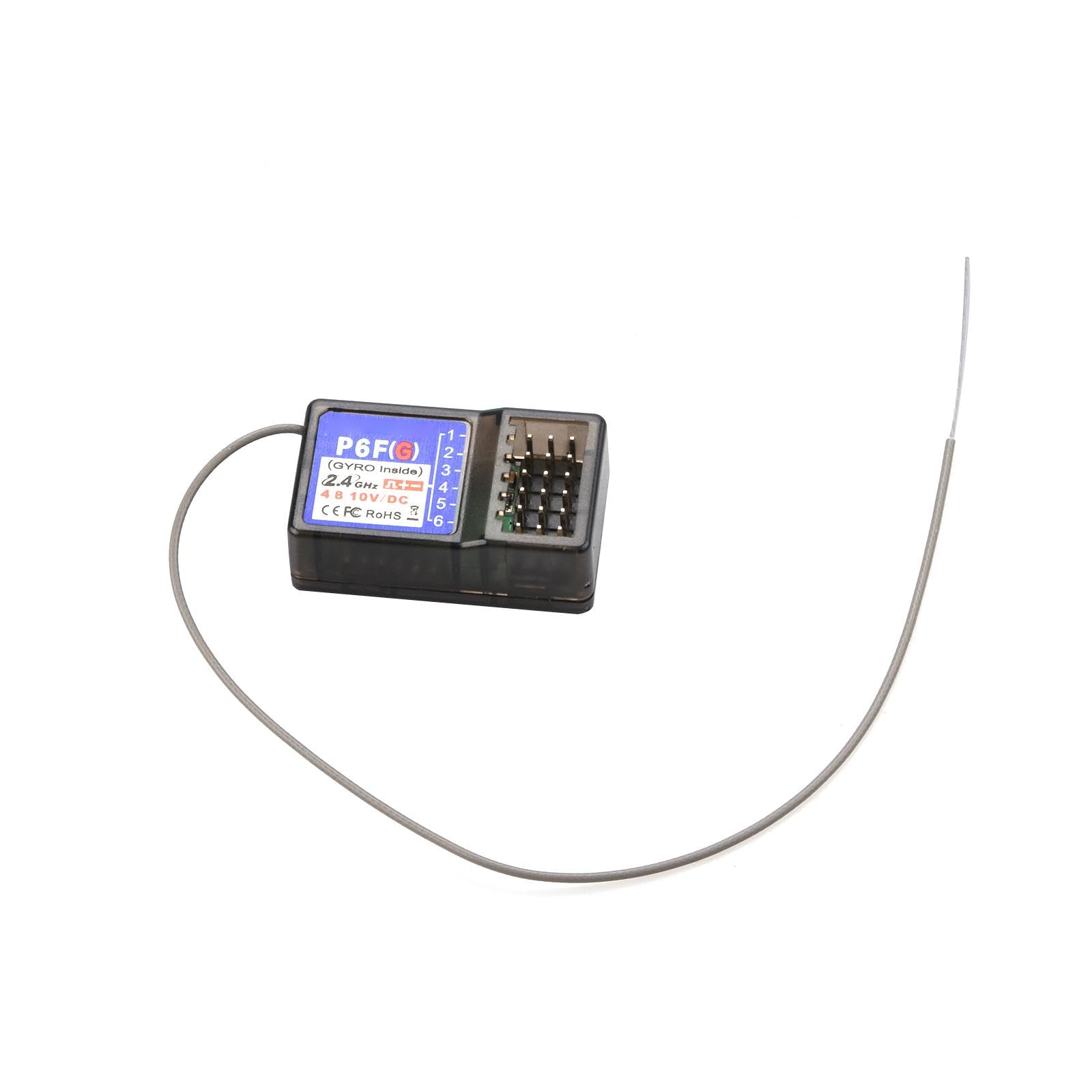 Mando a distancia del transmisor DumboRC P6FG 2.4 Receptor con giroscopio para RC P6FG accesorio de pieza