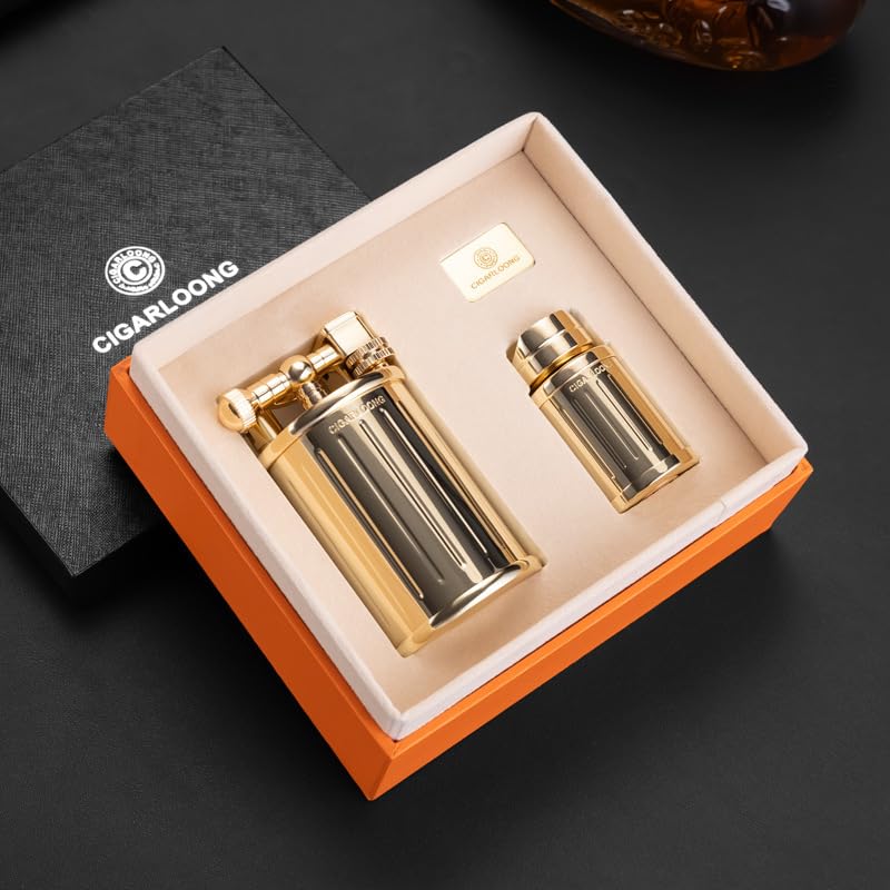 Set de encendedor para cigarros de aleación de zinc miniatura 3