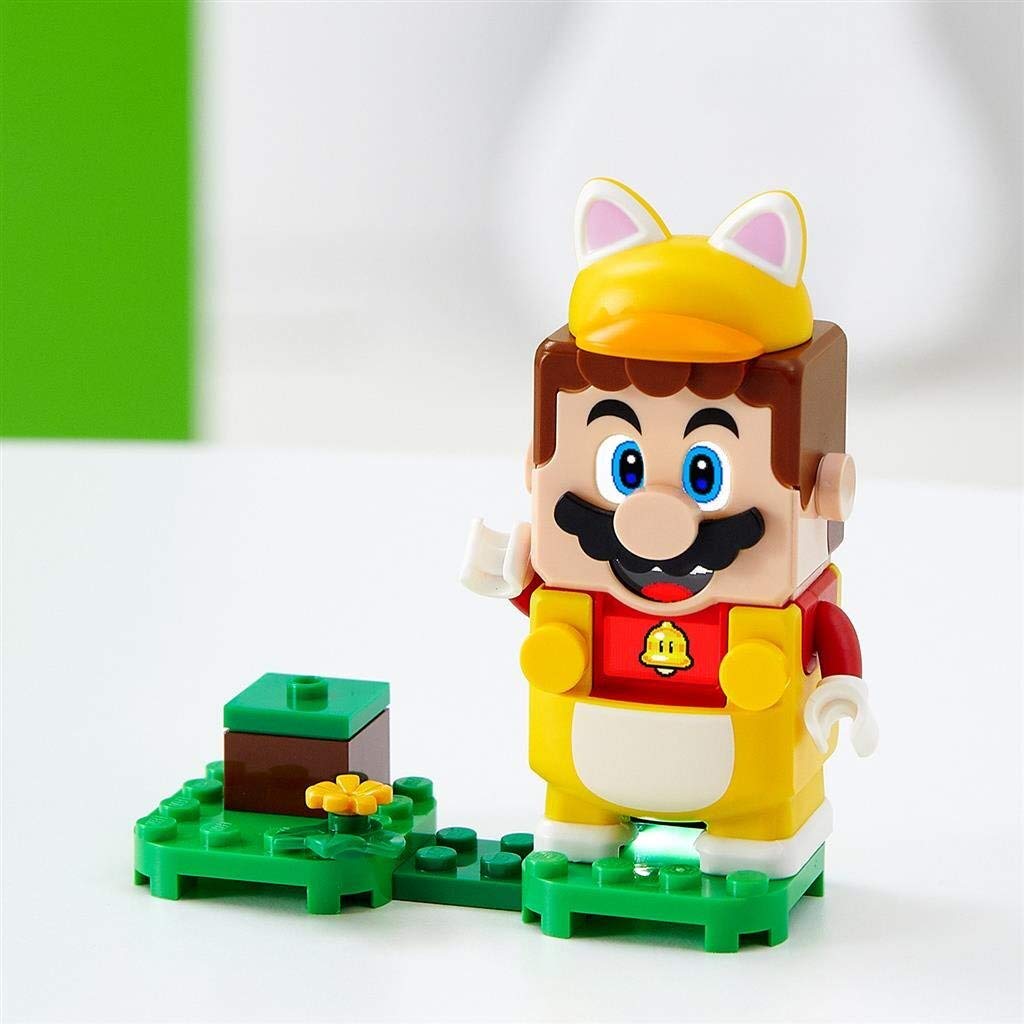 LEGO Super Mario 71372 Mario kot — ulepszenie; kolekcjonerska zabawka na prezent dla kreatywnych dzieci (11 elementów)