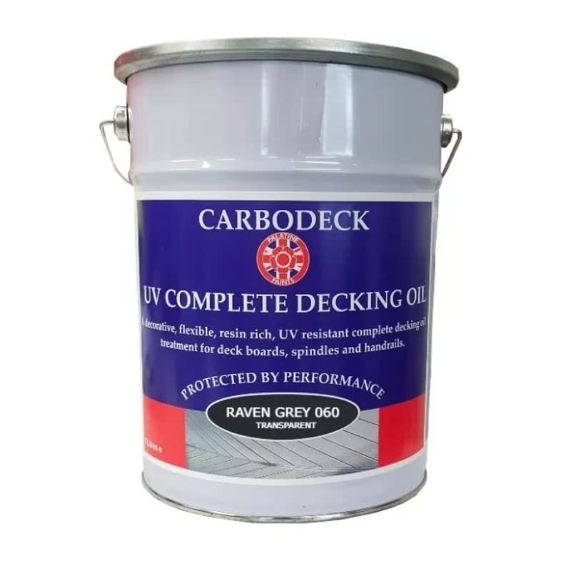 Palatine Paints Carbodeck UV Complete Decking Oil - Transparent finish (Soybean 003 Transparent, 5 Litre)