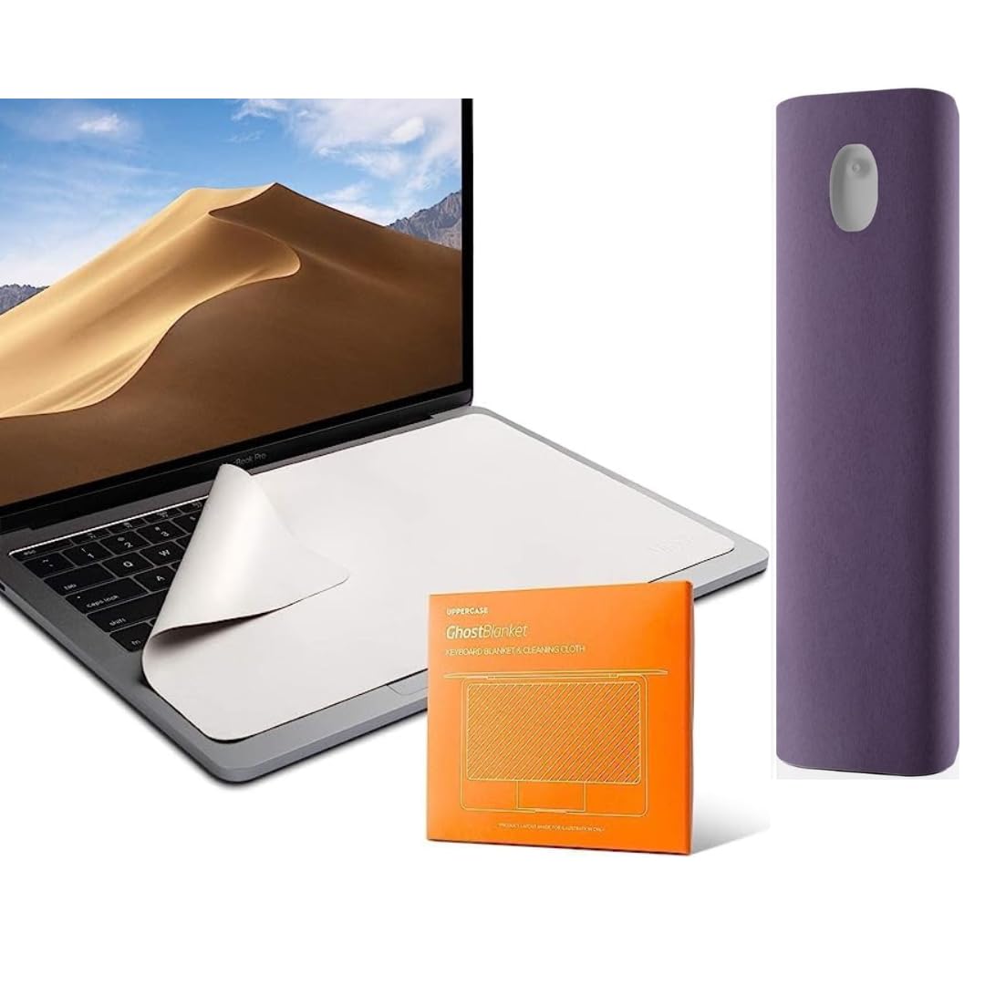 VNJ Blanket Screen Keyboard Imprint Protection Microfiber Liner and Cleaning Cloth 13" Compatible with MacBook Pro 13" MacBook Pro 14" and MacBook Air 13" and Mac-Book Screen Cleaner Purple (B0D6N6VG4V) Amazon Price History, Amazon Price Tracker