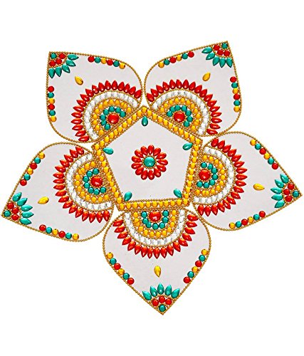 Creative Home Decor Modak Shape Rangoli PVC - 6pc : Amazon.in