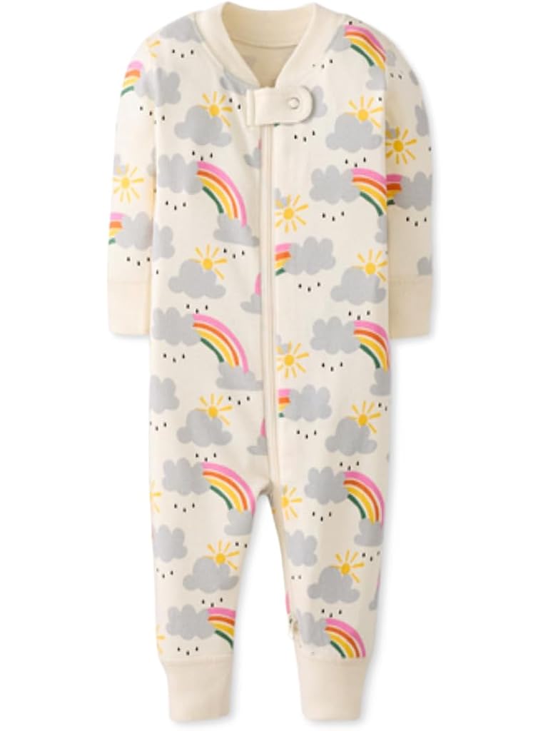 Pink Hanna Andersson 2-Way Zip Sleeper (Infant/Toddler)