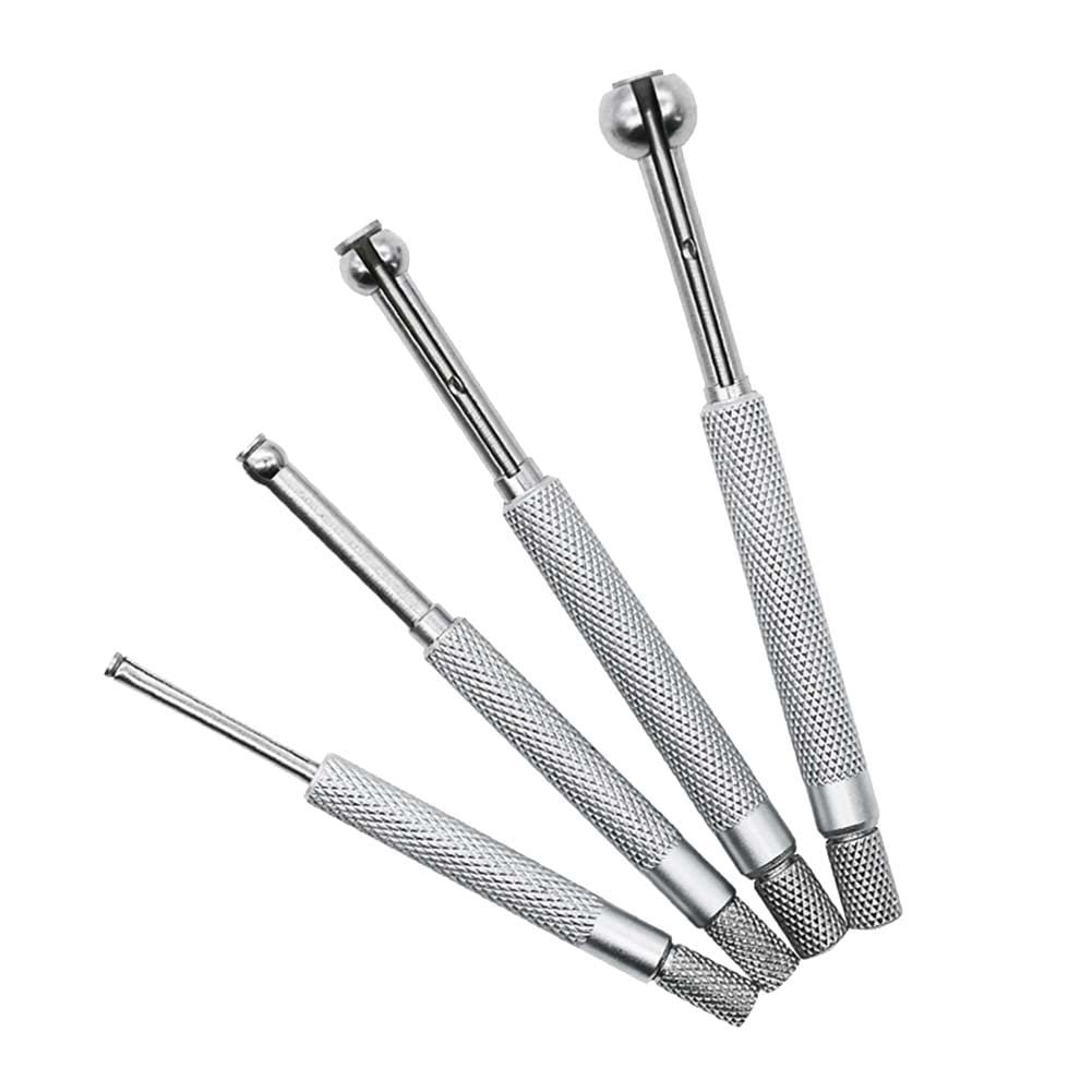 Gatuida 4-teiliges Teleskop-Messlehren-Set – Kugelform Für Kleine Bohrungen, Gehärtet, Präzise Innendurchmesser-Messung