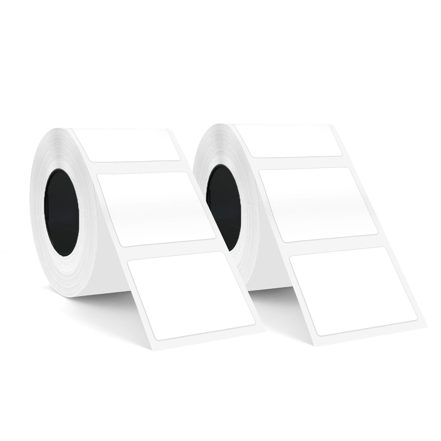 SUPVAN KATASYMBOL T50M Pro Impermeabilización Térmica Etiquetas Adhesivas, 2 Rollos, 30 mm x 40 mm, 250 Uds/Rollo, Negro sobre Blanco