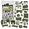 BMC Classic Marx Military Base Camp Playset - 44pc Plastic Army Men Accessories & Furniture - View #9