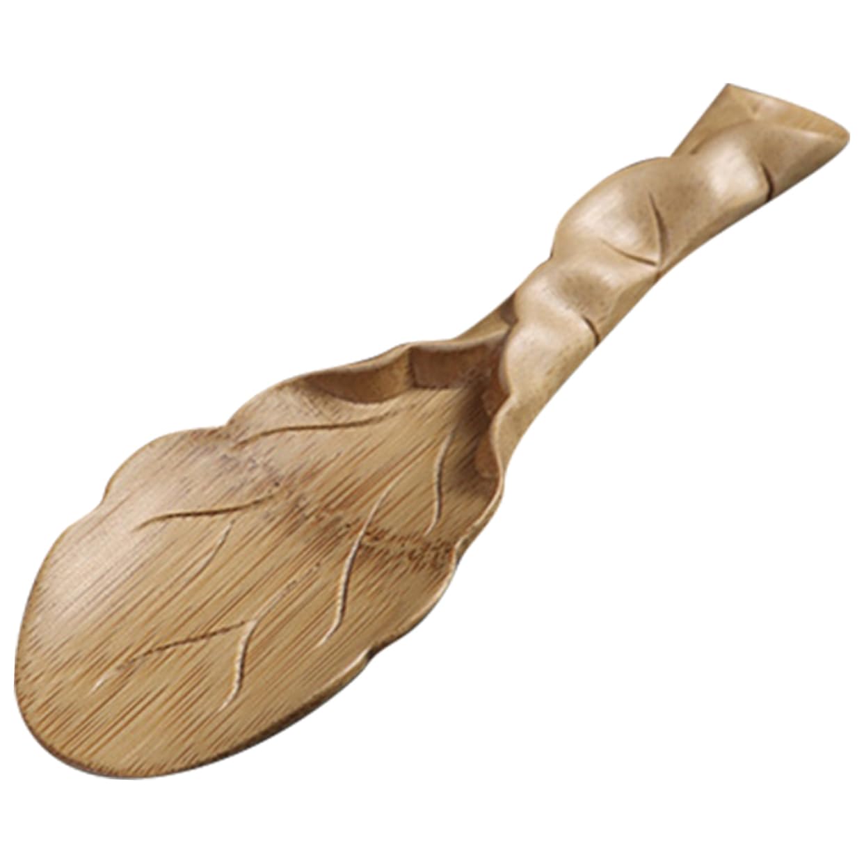 STOBAZA Bamboo Tea Scoop Loose Leaf Tea Teaspoon Spoon Tea Spoon Scoop Teaware for Home Restaurant