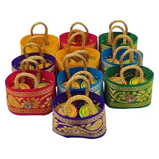 Soul Artisan Thamboolam kumkum and Haldi/Pasupu/manjal powder Return Gift Set (Pack of 20) Traditional handmade small bag - tamboolam For religious ceremony Pooja and function | Pack of 20