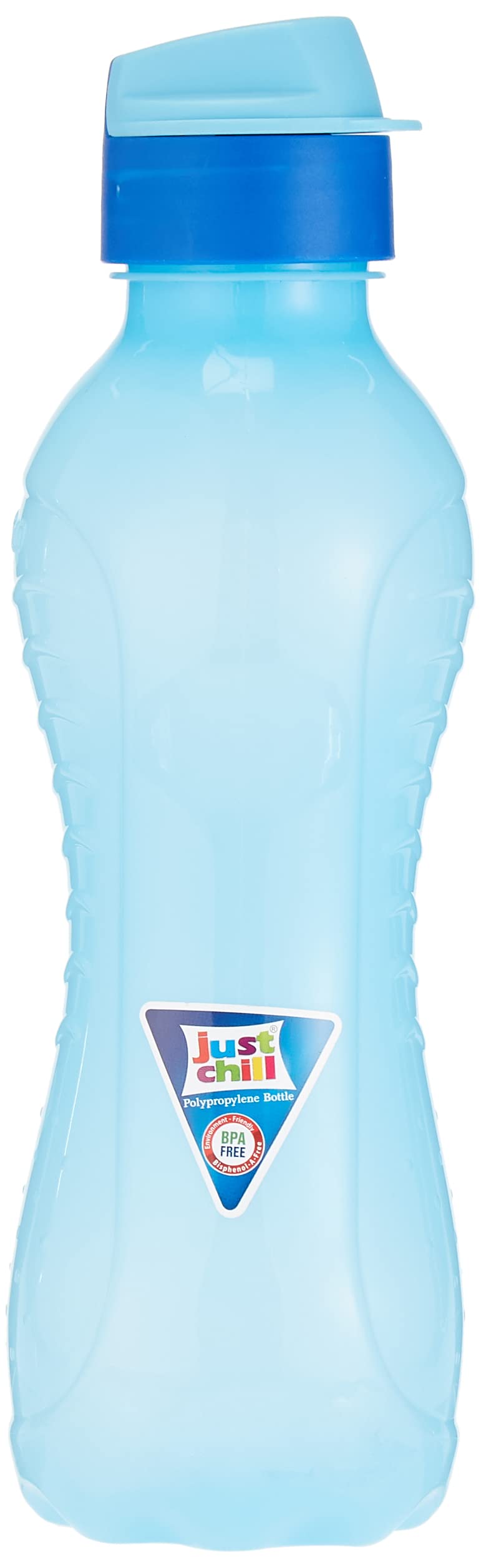 Just Chill Water Bottle Flip Top Medium 750 ML Flip Top 750 ML (BLUE)