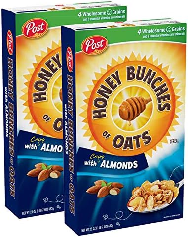 Post Honey Bunches of Oats with Crispy Almonds- 2 Pack, 2 x 411 g