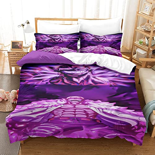 One Piece Juego De Cama De Microfibra Cepillada Suave - Set De 3 Piezas, Sábana Bajera Ajustable...