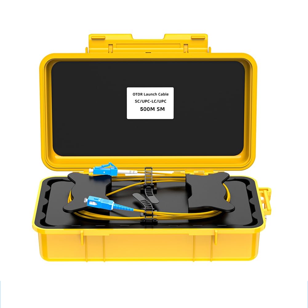 500m OTDR Launch Bobine de Câble Fiber Optic Dead Spot Eliminator 0,2 Dbm de Zone Morte Eliminator SC/UPC-LC/UPC