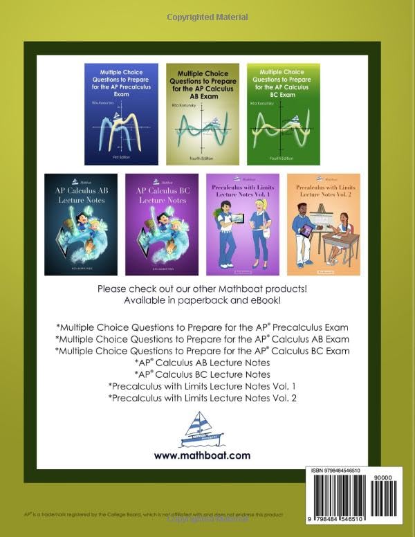 Multiple Choice Questions To Prepare for The AP Calculus AB Exam: New Edition - Image 2