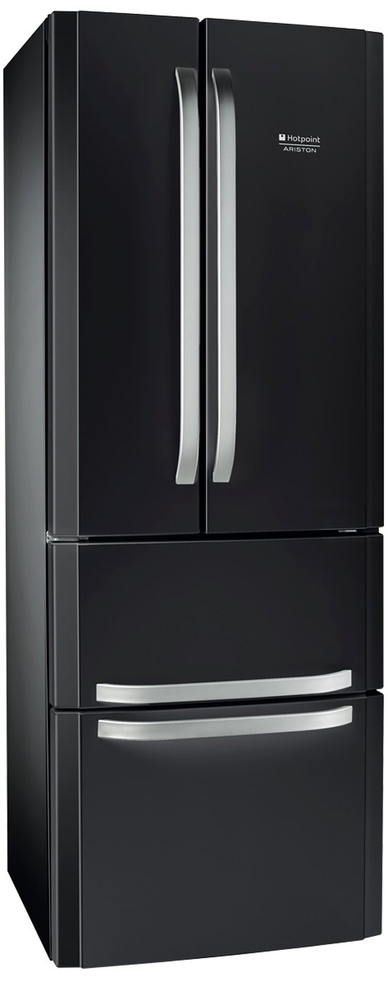 Hotpoint e4d AAA SB C de Side By Side/A + +/195,5 cm Hauteur/295 kWh/an/292 L Partie de refroidissement/110 l partie Congélateur/Nofrost/seulement 0,808 kWh/24 heures/anthracite