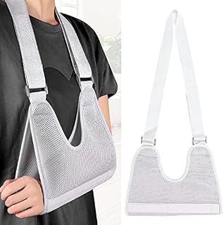 Arm Sling with Comfort Pad, Arm Sling for Broken Wrist Shoulder Injury for Women and Men, Arm Brace Rotator Cuff Torn Wrist and Elbow Surgery with Adjustable Padded Arm Support Straps
