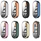 QINOUK Hülle für Xiaomi Smart Band 9 mit Eingebautem Bildschirmschutz, [2-Pack] [Anti-Kratz] Galvanik Weiche TPU Hülle für Xiaomi Smart Band 9-Gold