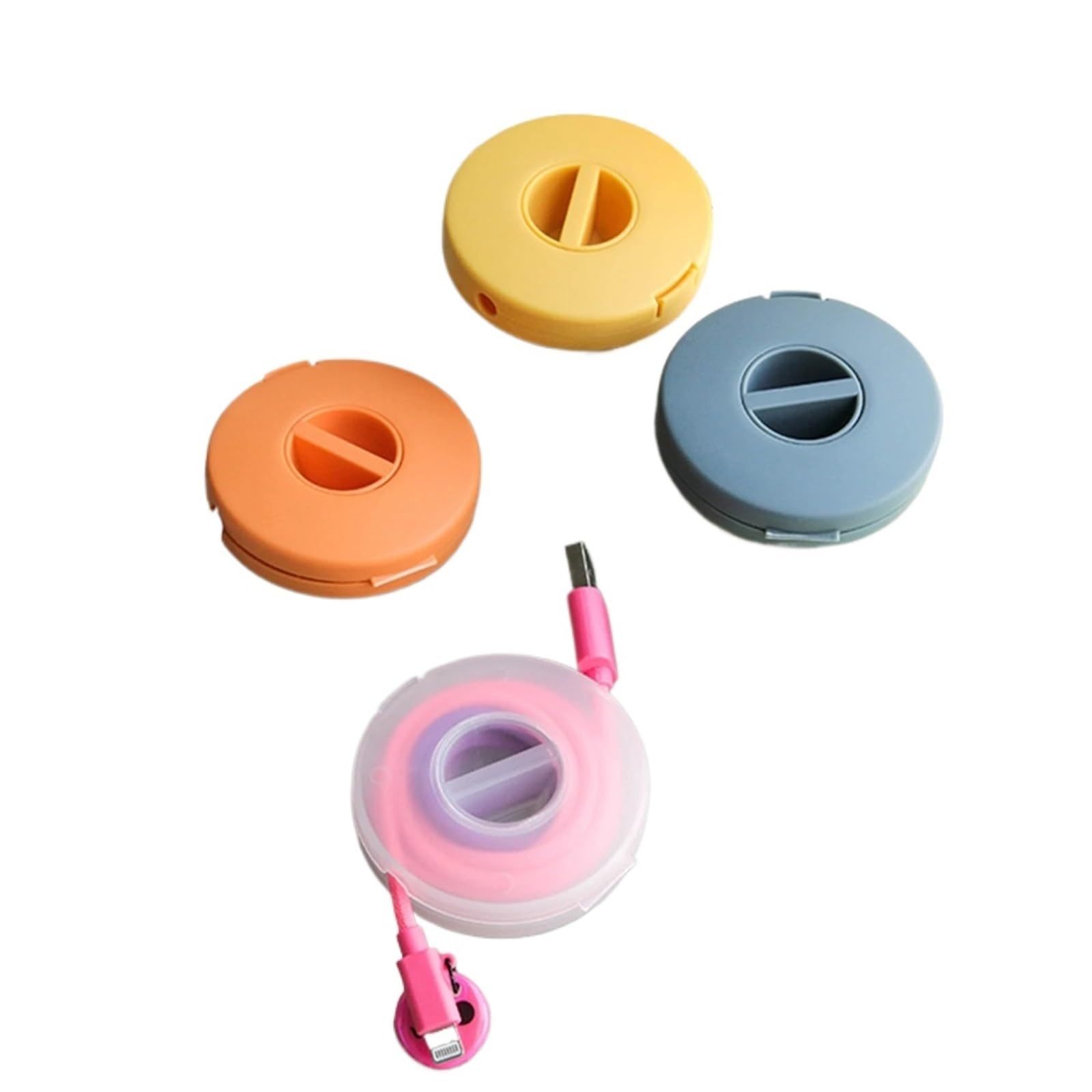 4pcs Portable Wire Cable Winder Organizer - Travel Charger Cord Holder(Mixed)