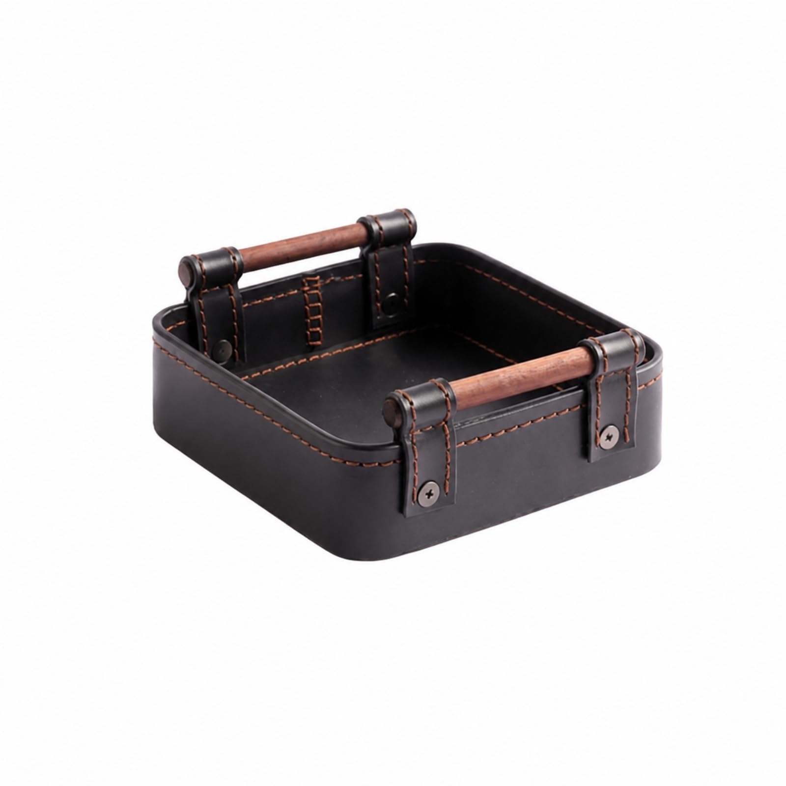 Baoblaze Organizador Objetos Pequeños Elegan | Versátil, Organizador con Reforzados Cosidos, Práctica, banja, para Tocador, Dormitorio, Armario, Púrpura Oscuro