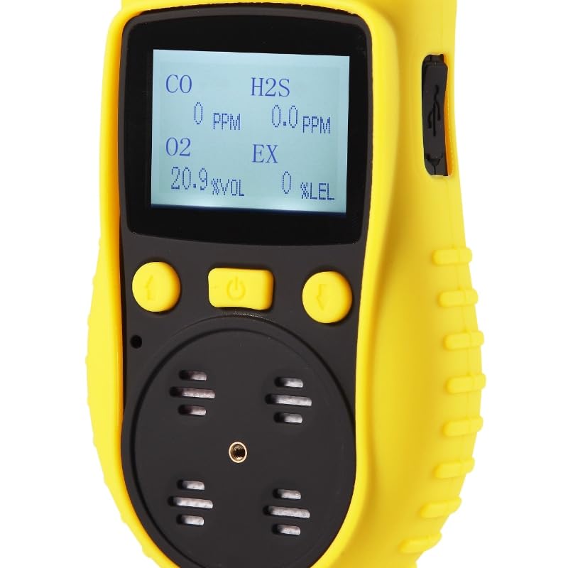 4 in 1 CO H2S O2 LEL Multi Gas Leak Detector Meter Tester