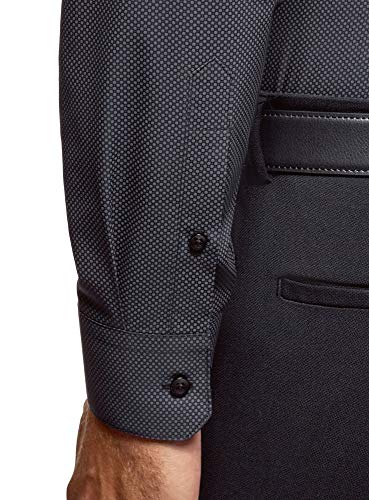 oodji Ultra Katoenen overhemd voor heren met fijn patroon - Image 5