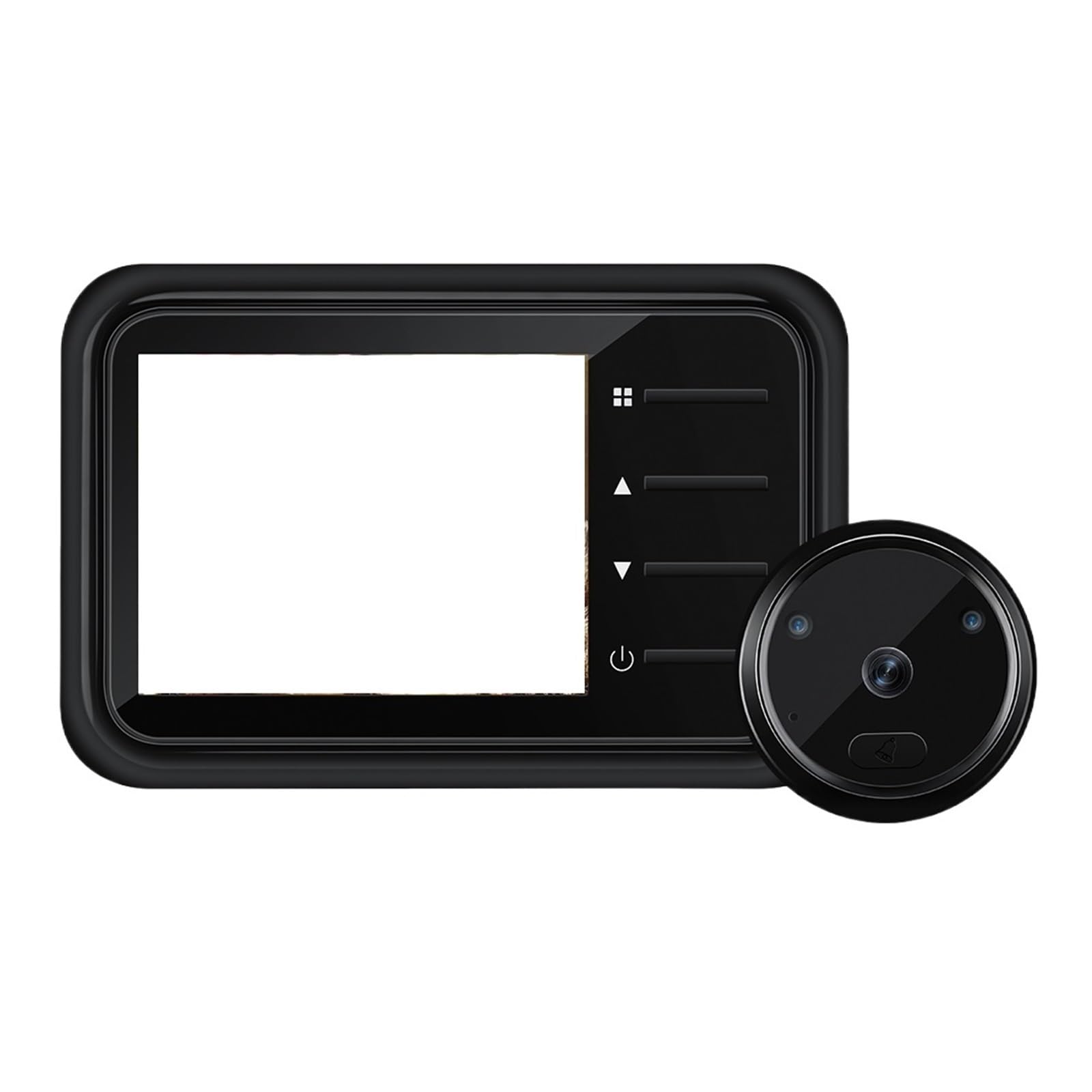 Sonnette anti angle mort avec écran 2.4 pouces et vision de nuit 16G