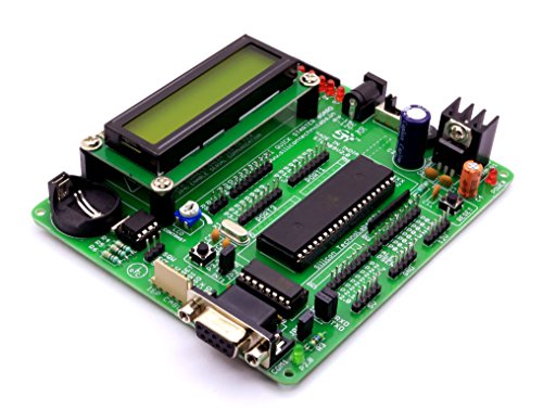 Image of ATMEL 8051 Quick Starter Development Board On-Board AT89S52,MAX232,16x2 LCD,DS1307 Support AT89SXX,P89V51RD2,SST89E516RD