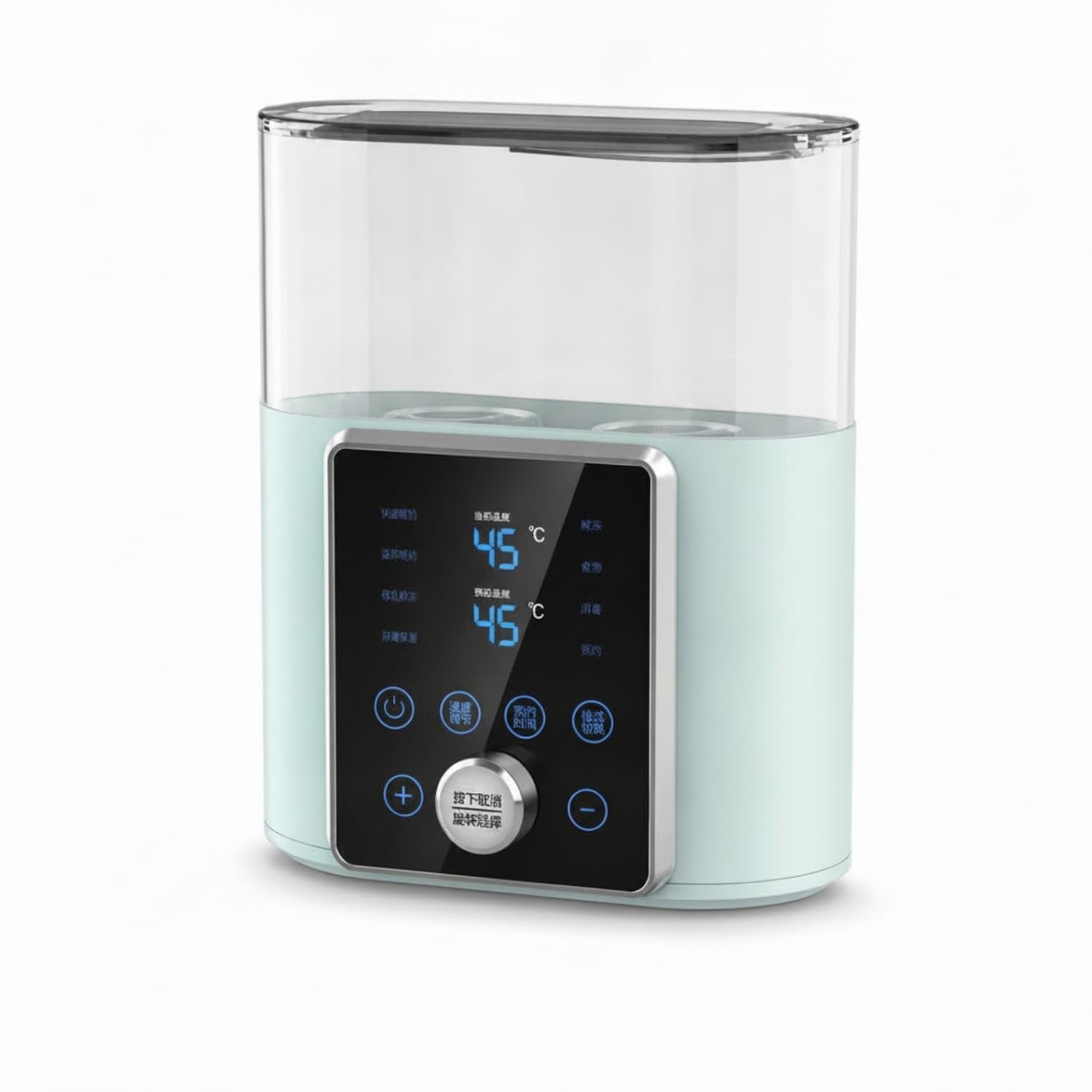 Allcomprehensive Bottle Warmer and Sterilizer Multi-Function Bottle Warmer with Sterilizer Accurate Feeding Device Electric for Parents, Newborns, Nighttime Feeds, Kitchen, Nursery, Green, Us 220V-image-8