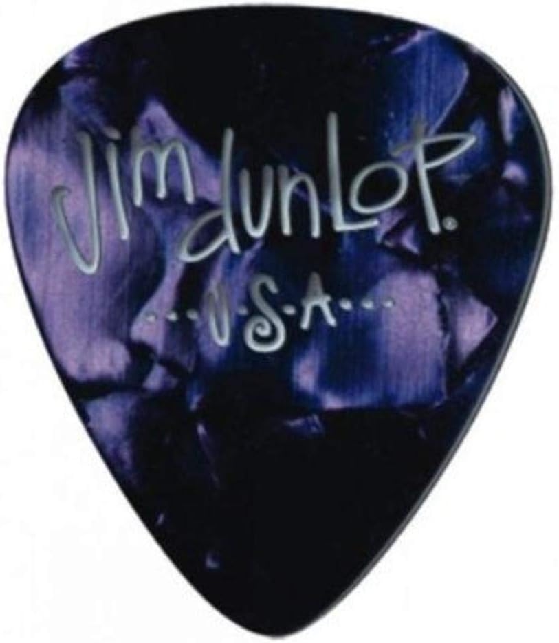Jim Dunlop Celluloid Abalone Pick Heavy - 12 Pack