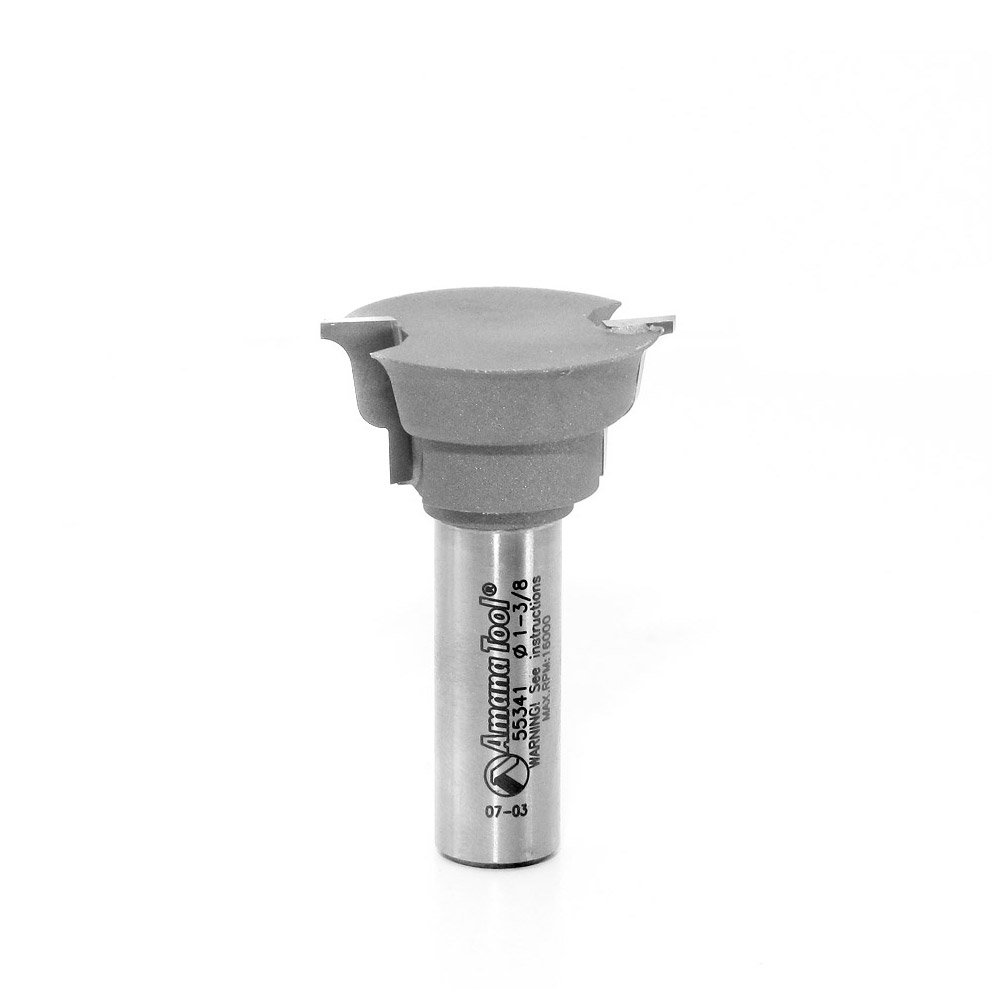 Fraise à défoncer réversible Amana Tool 55341 diamètre 3,5 cm pour profilage ogee sans éclats