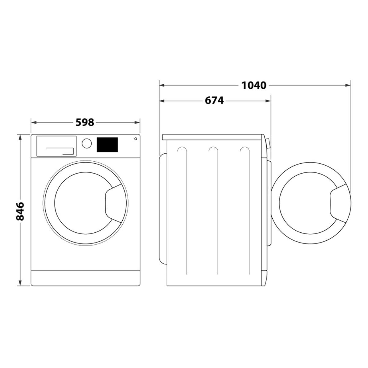 Secadora Whirlpool CWD85MWBRSPT 8kg Bomba de Calor FreshCare+ Blanca