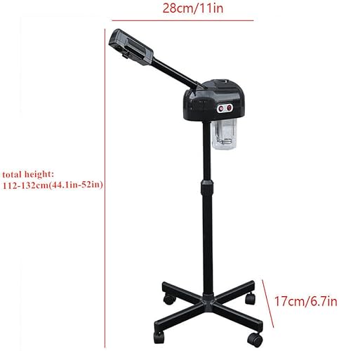 Miniatura 4 de Vaporizador facial en aerosol de ozono profesional salón de belleza spa equipo de cuidado de la piel función de ozono y vapor multifuncional