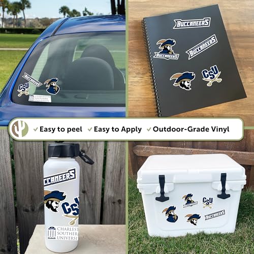 Sticker vinyle Charleston Southern University pour bouteille d'eau