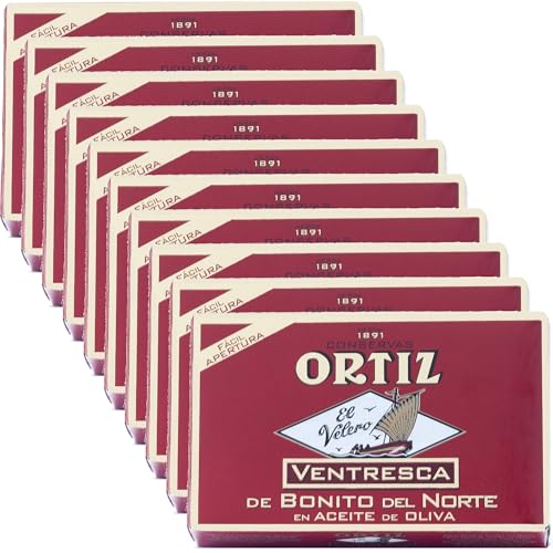 Ortiz Ventresca White Tuna Belly in Oil - 10 pack...