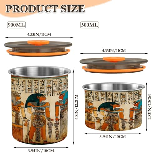 Envase hermético acero inoxidable para café 500 ml miniatura 2
