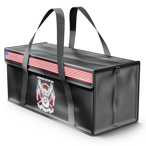 BeasTrek 200AH LiFePO4 Lithium Battery Fireproof Safe Bag